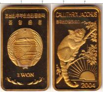 Продать Монеты Северная Корея 1 вон 2004 Серебро