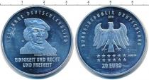 Продать Монеты ФРГ 20 евро 2016 Серебро