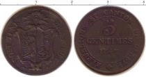 Продать Монеты Женева 5 сантим 1847 Серебро