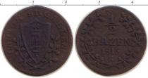 Продать Монеты Сен-Галлен 1/2 батзена 1816 Серебро