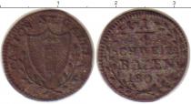 Продать Монеты Сен-Галлен 1/4 батзена 1807 Серебро