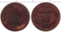 Продать Монеты Тичино 6 денариев 1841 Медь