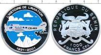 Продать Монеты Бенин 1000 франков 2001 Серебро