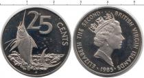 Продать Монеты Виргинские острова 25 центов 1985 Медно-никель
