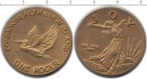Продать Монеты Океания 1 рожер 2003 Латунь