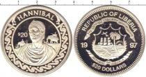 Продать Монеты Либерия 20 долларов 1997 Серебро