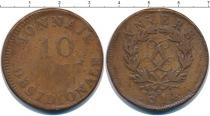 Продать Монеты Антверпен 10 сантим 1814 Бронза