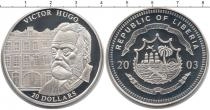 Продать Монеты Либерия 20 долларов 2003 Серебро