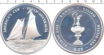 Продать Монеты Самоа 25 долларов 1987 Серебро