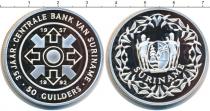 Продать Монеты Суринам 50 гульденов 1992 Серебро