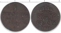 Продать Монеты Ганновер 1 пфенниг 1831 Медь