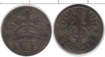 Продать Монеты Гослар 6 пфеннигов 1715 Серебро