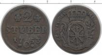 Продать Монеты Клеве 2 стюбера 1753 Серебро