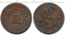Продать Монеты Липпе-Детмольд 2 пфеннига 1763 Медь
