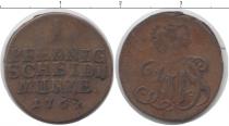 Продать Монеты Саксен-Кобург-Саалфелд 1 пфенниг 1762 Медь