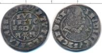 Продать Монеты Шлезвиг-Гольштейн 1/16 талера 1633 Серебро