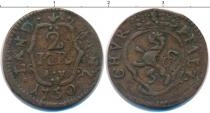 Продать Монеты Пфальц-Сульбах 2 крейцера 1750 Медь
