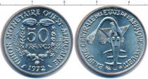 Продать Монеты Французская Западная Африка 50 франков 1972 Медно-никель