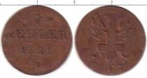 Продать Монеты Франкфурт 1 пфенниг 1821 Медь