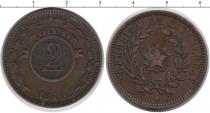 Продать Монеты Уругвай 2 сентесимо 1870 Медь