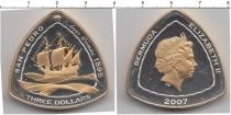 Продать Монеты Бермудские острова 3 доллара 2007 Серебро