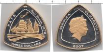 Продать Монеты Бермудские острова 3 доллара 2007 Серебро