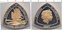 Продать Монеты Бермудские острова 3 доллара 2007 Серебро