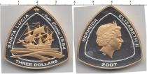 Продать Монеты Бермудские острова 3 доллара 2007 Серебро