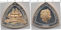 Продать Монеты Бермудские острова 3 доллара 2006 Серебро