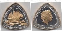 Продать Монеты Бермудские острова 3 доллара 2006 Серебро