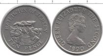 Продать Монеты Гернси 10 пенсов 1990 Медно-никель
