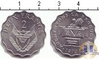 Продать Монеты Руанда 1 франк 1970 