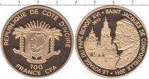 Продать Монеты Кот-д`Ивуар 100 франков 2012 Латунь