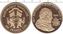 Продать Монеты Того 100 франков 2010 Латунь