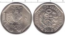 Продать Монеты Перу 1 соль 2016 Медно-никель