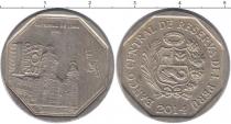 Продать Монеты Перу 1 соль 2014 Медно-никель