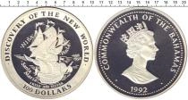 Продать Монеты Багамские острова 100 долларов 1992 Серебро