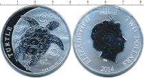 Продать Монеты Ниуэ 2 доллара 2014 Серебро