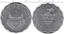 Продать Монеты Бурунди 2 франка 1970 Алюминий