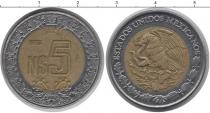 Продать Монеты Мексика 5 сентаво 1993 Биметалл