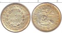 Продать Монеты Боливия 5 сентаво 1876 Серебро