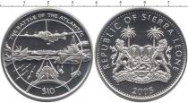 Продать Монеты Сьерра-Леоне 10 долларов 2005 Серебро