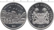 Продать Монеты Сьерра-Леоне 10 долларов 2005 Серебро