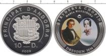 Продать Монеты Андорра 10 динерс 2009 Серебро