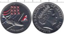 Продать Монеты Остров Джерси 5 фунтов 2015 Медно-никель