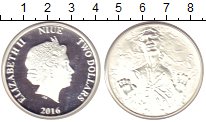 Продать Монеты Ниуэ 2 доллара 2016 Серебро
