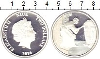 Продать Монеты Ниуэ 2 доллара 2016 Серебро