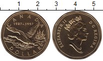 Продать Монеты Канада 1 доллар 1997 Латунь