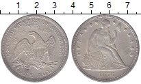 Продать Монеты США 1 доллар 1873 Серебро