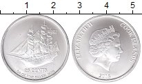 Продать Монеты Острова Кука 25 центов 2015 Серебро